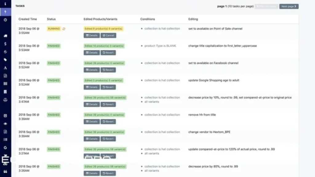 Hextom: Bulk Product Edit